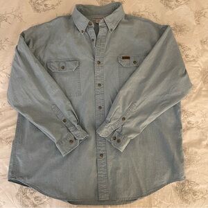 Carhartt Men's Light Blue Denim Shirt